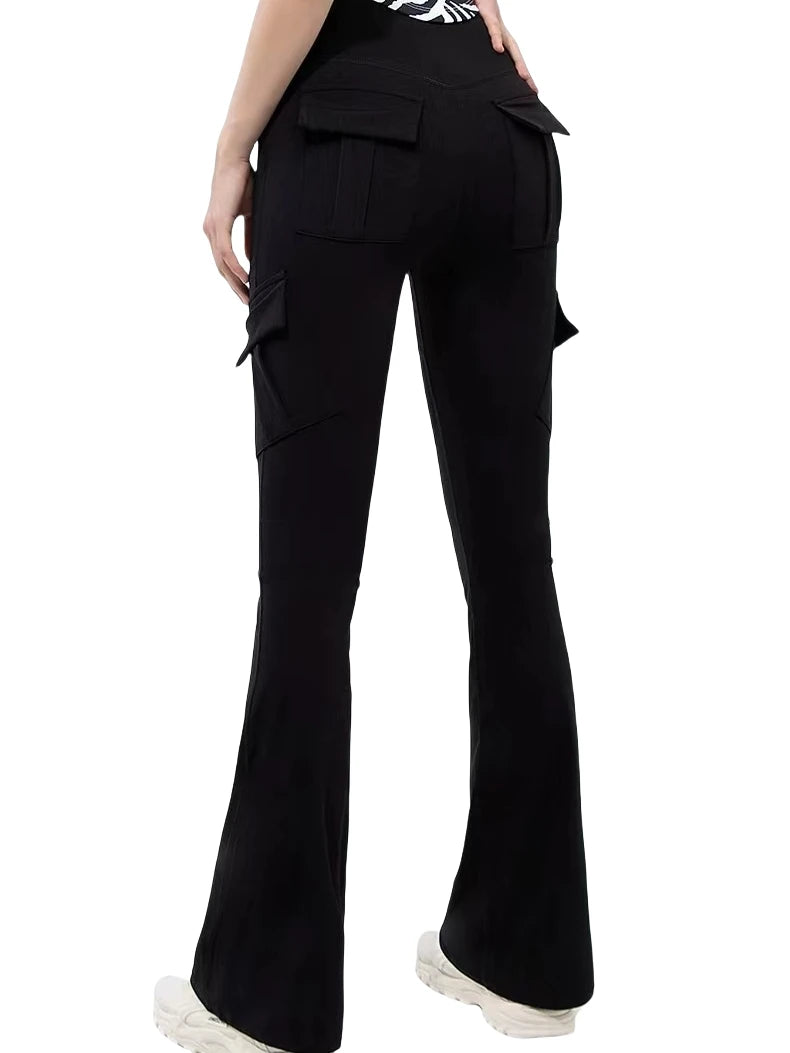 Leggings Donna Vita Alta Stretch con Tasche – Fitness & Yoga Comfort