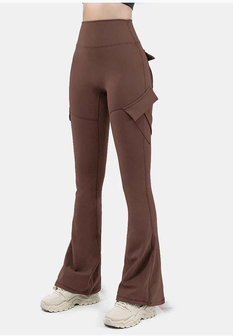 Leggings Donna Vita Alta Stretch con Tasche – Fitness & Yoga Comfort