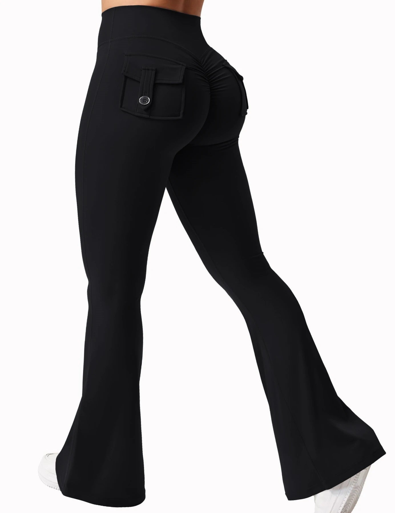 Leggings Donna Vita Alta Stretch con Tasche – Fitness & Yoga Comfort
