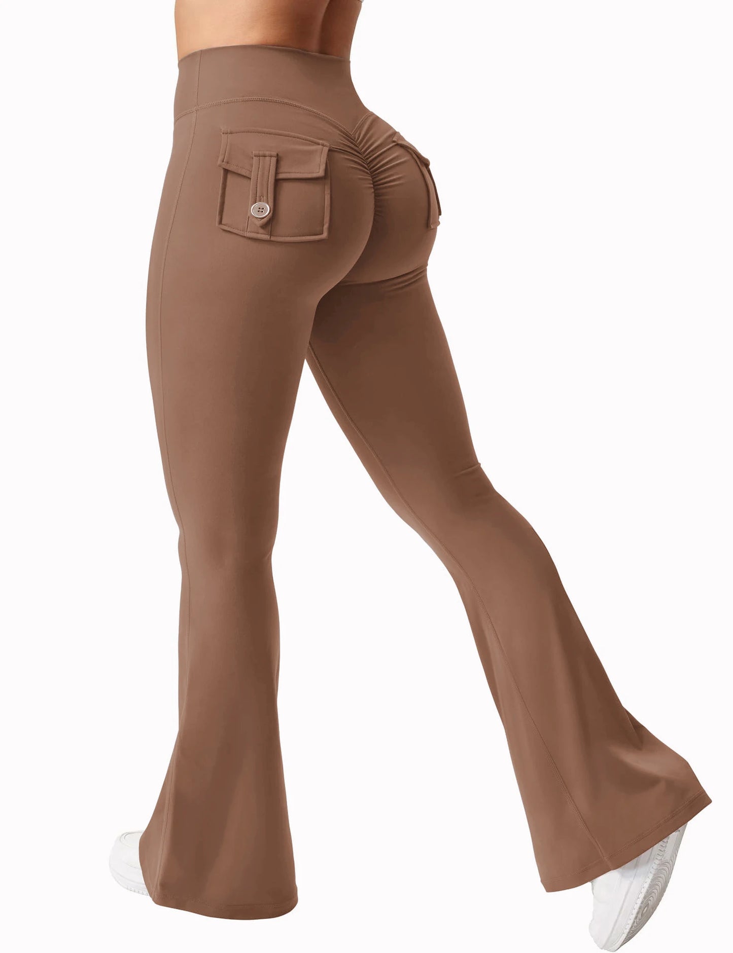 Leggings Donna Vita Alta Stretch con Tasche – Fitness & Yoga Comfort