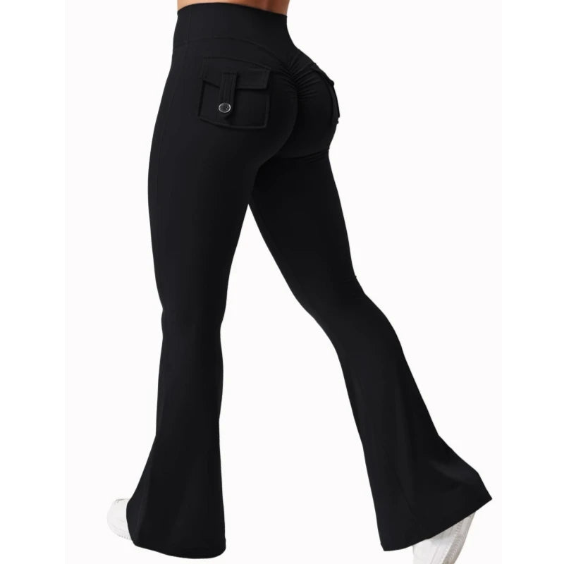 Leggings Donna Vita Alta Stretch con Tasche – Fitness & Yoga Comfort