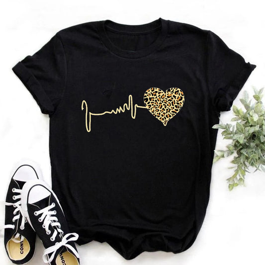 T-shirt Donna Estiva Anni '90 con Stampa Maglietta donna estiva